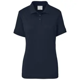 Ladies Okiyo Shizen Eco Golf Shirt Navy Front